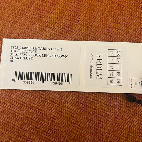 ERDEM Tarka beaded tulle-lattice gown - Picture 5 of 6